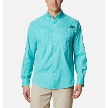 Columbia Muške Košulje - PFG Super Tamiami Long Sleeve Svijetlo Tirkizne | YIWB-89305